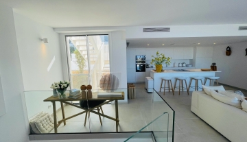 Resa Estates Ibiza for sale koop penthouse Cala Vadella Living 4.jpeg